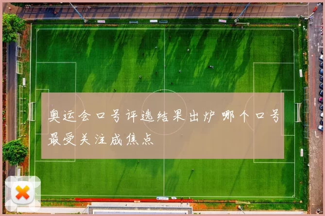 奥运会口号评选结果出炉 哪个口号最受关注成焦点