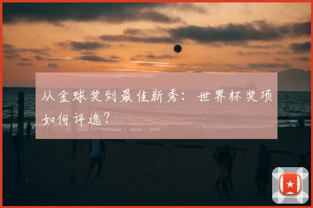 从金球奖到最佳新秀：世界杯奖项如何评选？